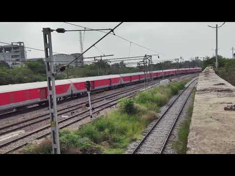 High capacity parcel van passing via Bayapanahalli Railway station