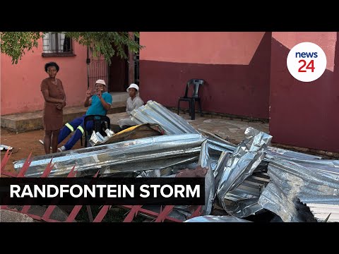 WATCH | ‘The whole roof is gone’: Randfontein residents pick up the pieces after possible tornado