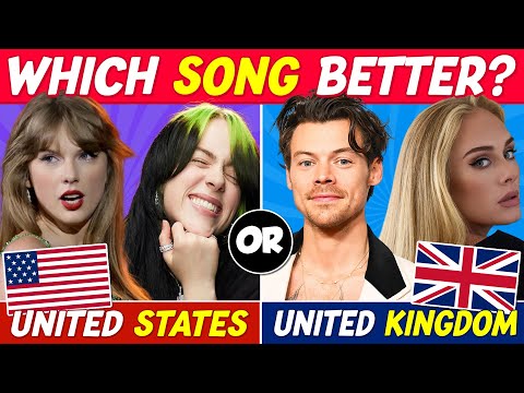 Pick One Kick One: USA Songs vs UK Songs! 🎶