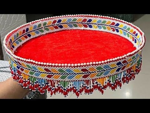 Beautiful thali design patti/ Amazing thali design tutorial