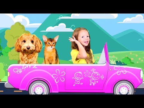 Vroom Vroom in the Car song | Kids Music Land