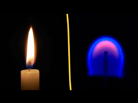 Why does a flame always point upwards?