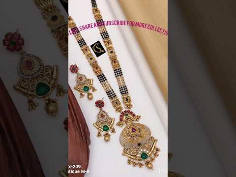 Rajwadi Mangalsutra/1 gram gold ganthan/High brass mangalsutra/Brass jewellery suppliers 9535614642