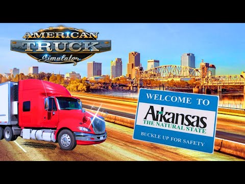 🔴 LIVE | American Truck Simulator Arkansas DLC | Explore the Natural State | First Look 2024