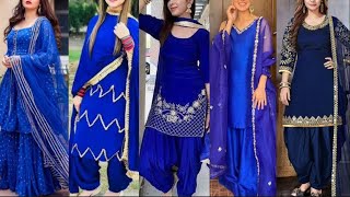 20+ Latest Royal Blue 💙Salwar Suit Designs | Trending suit ke designs