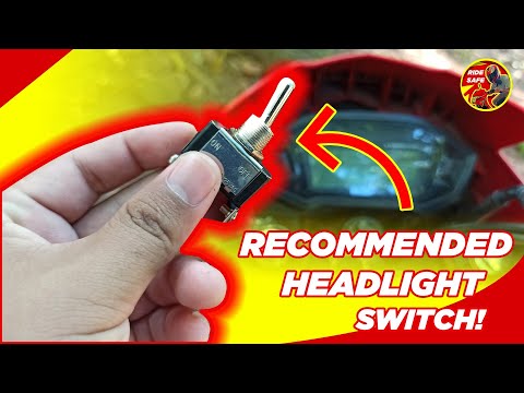 HEADLIGHT SWITCH FOR RS 125 FI | Binarena namin sa may gilid ng gauge!?