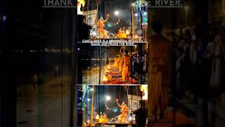 Ganga Aarti at Ghats in Varanasi - #gangaaarti #varanasighats #uptourism #trending #shorts