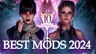 The BEST Skyrim Mods Going Into Year 2024 So Far | 25 Mods In 12 Minutes!