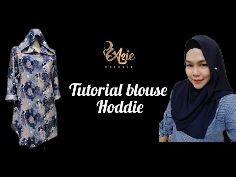 Tutorial Jahit blouse hoodie