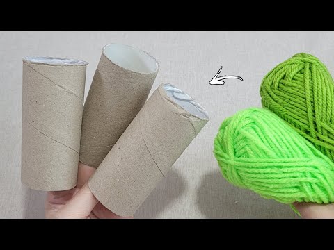 VERY Beautiful ! Christmas decoration idea with toilet paper roll - Genius recycling craft ideas