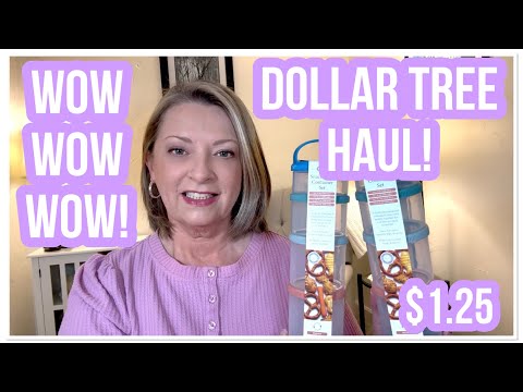 DOLLAR TREE HAUL | WOW | $1.25 | EXCELLENT FINDS | LOVE DT😁 #haul #dollartree #dollartreehaul