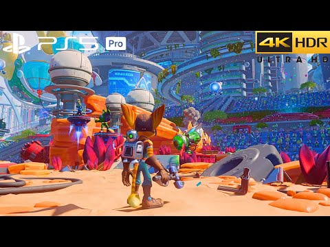 Ratchet & Clank: Rift Apart (PS5 Pro) 4K 60FPS HDR + Ray tracing Gameplay - (Full Game)