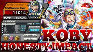 KOBY HONESTY IMPACT GAMEPLAY | ONE PIECE BOUNTY RUSH | OPBR