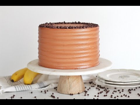 Triple Chocolate Banana Cake