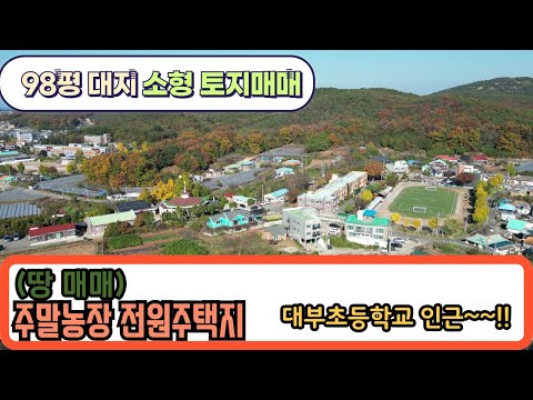 (NO. 1128 ) 98평 소형토지매매 대부도 토지 매매 / 대부초등학교 인근 / 주말농장 전원주택지 / 대부도 땅값 / 대부도부동산 /1종일반주거지역