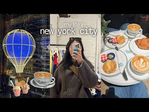 nyc vlog | new M4 macbook pro unboxing, new bakery, wine bars, central park, shopping, famous cafes