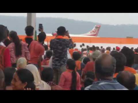 During Amit Shah speech in Rourkela!! Alliance Air!! BJP!! Amit shah rally in rourkela!!