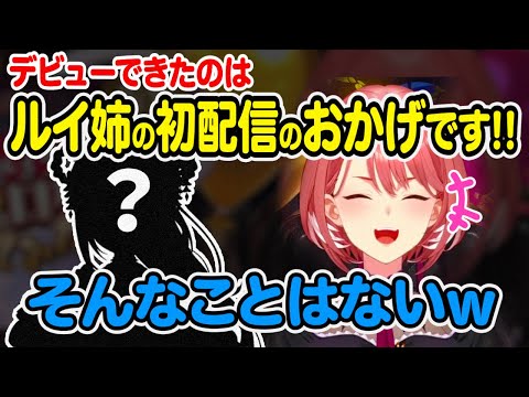 あるホロメンのデビューに知らないうちに貢献していたかも知れない、鷹嶺ルイ【ホロライブ 切り抜き】