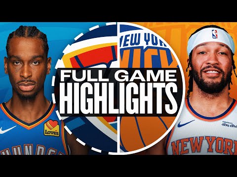 THUNDER at KNICKS | FULL GAME HIGHLIGHTS | January 10, 2025