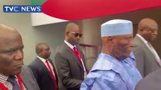 Atiku Abubakar Arrives Venue for PDP Presidential Primary