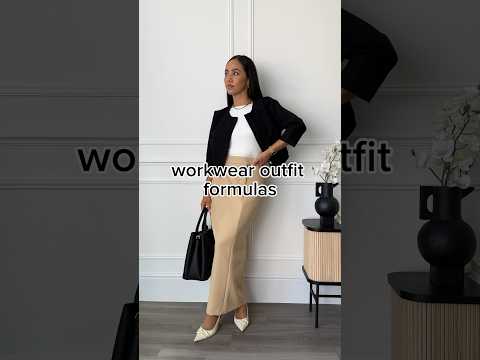 5 simple workwear outfit formulas 👩🏻‍💻 #workoutfit #workwear #workwearfashion #officelook