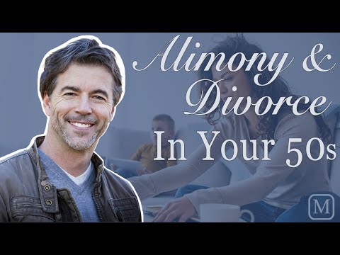 Alimony & Divorce in Your 50s