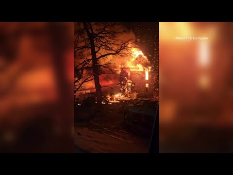 Home destroyed by fire in Susquehanna County