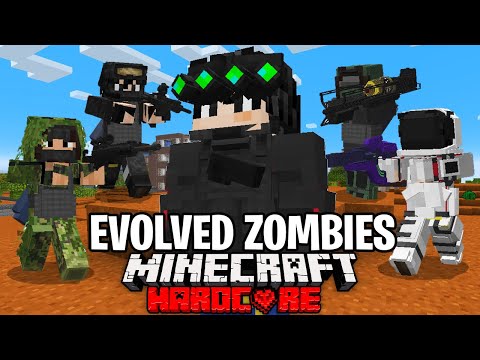 100 Players Simulate a Minecraft Evolved Zombie Apocalypse Tournament