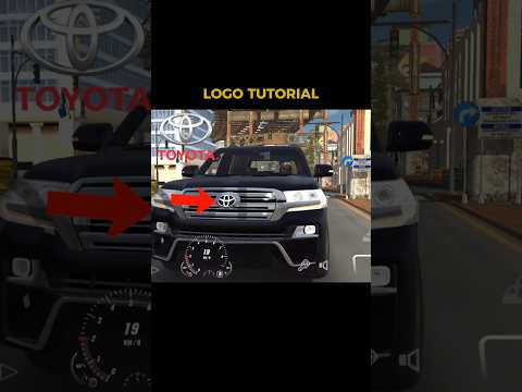 Toyota logo tutorial in car parking#carparkingmultiplayer #tlood #tutorial