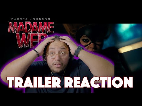 Madame Web - Official Trailer REACTION | #spideyverse