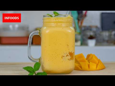 Mango Milkshake Recipe | How to Make Mango Milkshake | Infoods