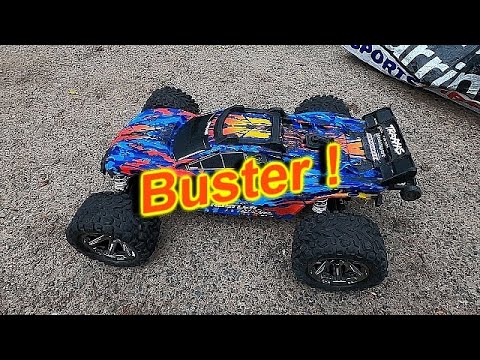 Traxxas Rustler 4x4 VXL,   Broke by Lame Jump.