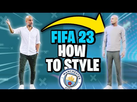 HOW TO STYLE PEP GUARDIOLA ON FIFA 23