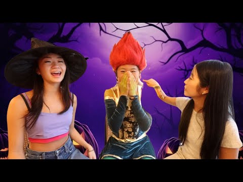 My sister’s EXTREME HALLOWEEN TRANSFORMATIONS!!