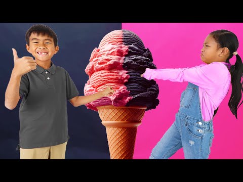 Andrea vs Ben: The Ultimate Pink vs Black Color Game!