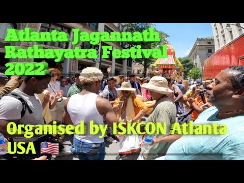 Jagannath Ratha Yatra  Festival in Atlanta USA. Anual Krishna Festival in Atlanta