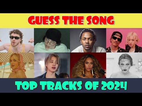 Guess the Song Top Tracks of 2024 🎵 Music Quiz