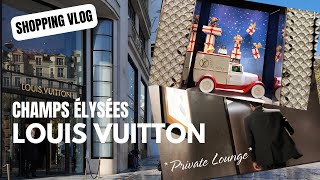 PARIS LOUIS VUITTON Shopping Vlog, Private Lounge, highlight on the CAPUCINES BAG