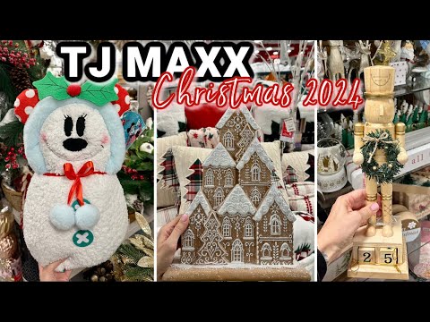 NEW TJ MAXX CHRISTMAS DECOR  2024 | Christmas Decor 2024 | TJ Maxx Shop with Me Christmas 2024