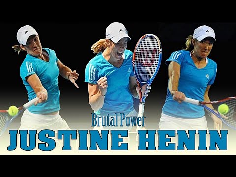 Justine Henin 🇧🇪 BRUTAL POWER.