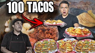 PUEDO COMER 100 TACOS y VIVIR para CONTARLO?🌮 |**Si No Termino Pago Doble 🔥