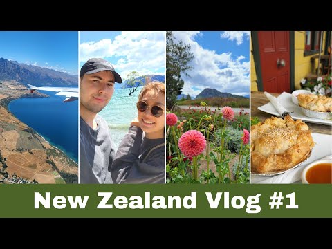 ニュージーランド旅行 英会話Vlog①空港～ホテルまで【全英語/日英字幕付き】