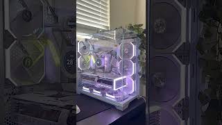 RTX 4090 WHITE GAMING PC | #pc #gaming #pcgaming #pcgamer #pcbuild #rtx4090 #rtx5090