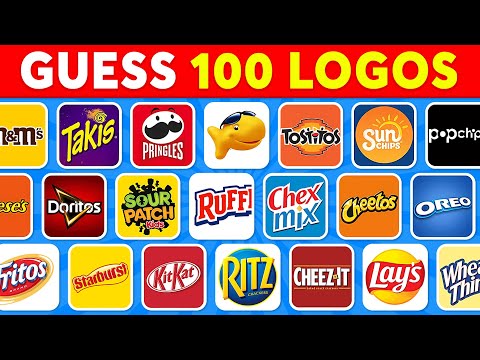 Guess The Snack Logo in 3 Seconds! | 100 Famous Logos 🍔🍫 Logo Quiz 2024