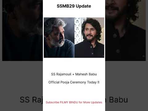 SSMB29 Update pooja ceremony #ssrajamouli #maheshbabu #ssmb29 #priyankachopra