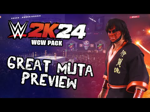 WWE 2K24 - First Look: The Great Muta in WCW DLC Pack