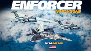 ENFORCER | F-22 Raptor No Fly Zone North Korea | C-17 Globemaster | Digital Combat Simulator | DCS |