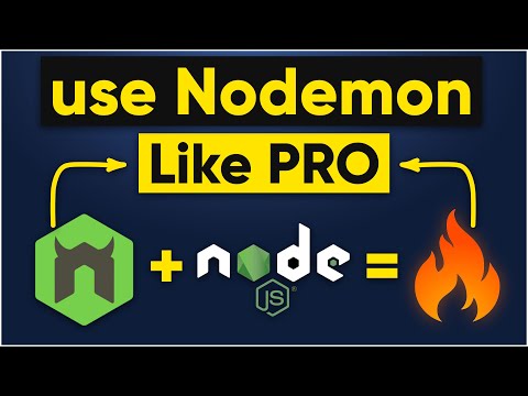 Nodemon Tutorial in 2 Minutes | Node JS PRO 2022 [ MUST WATCH ]