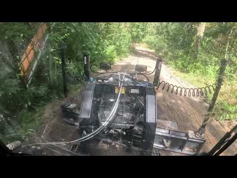 Bryan learns GPS in the skidsteer on his driveway