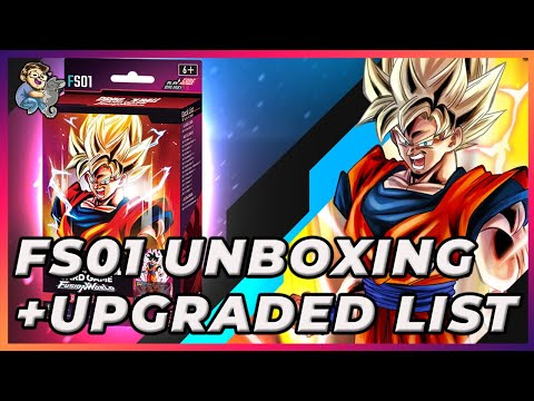 FS01 Son Goku Starter Deck Unboxing & Undefeated Winning List! | Dragon Ball Super Fusion World